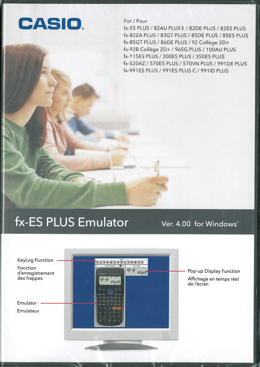 Casio FX-DE Manager Emulator-Software für alle Modelle der Casio FX-DE-Plus-Serie Windows / Einzelplatzlizenz / zeitlich unbegrenzt