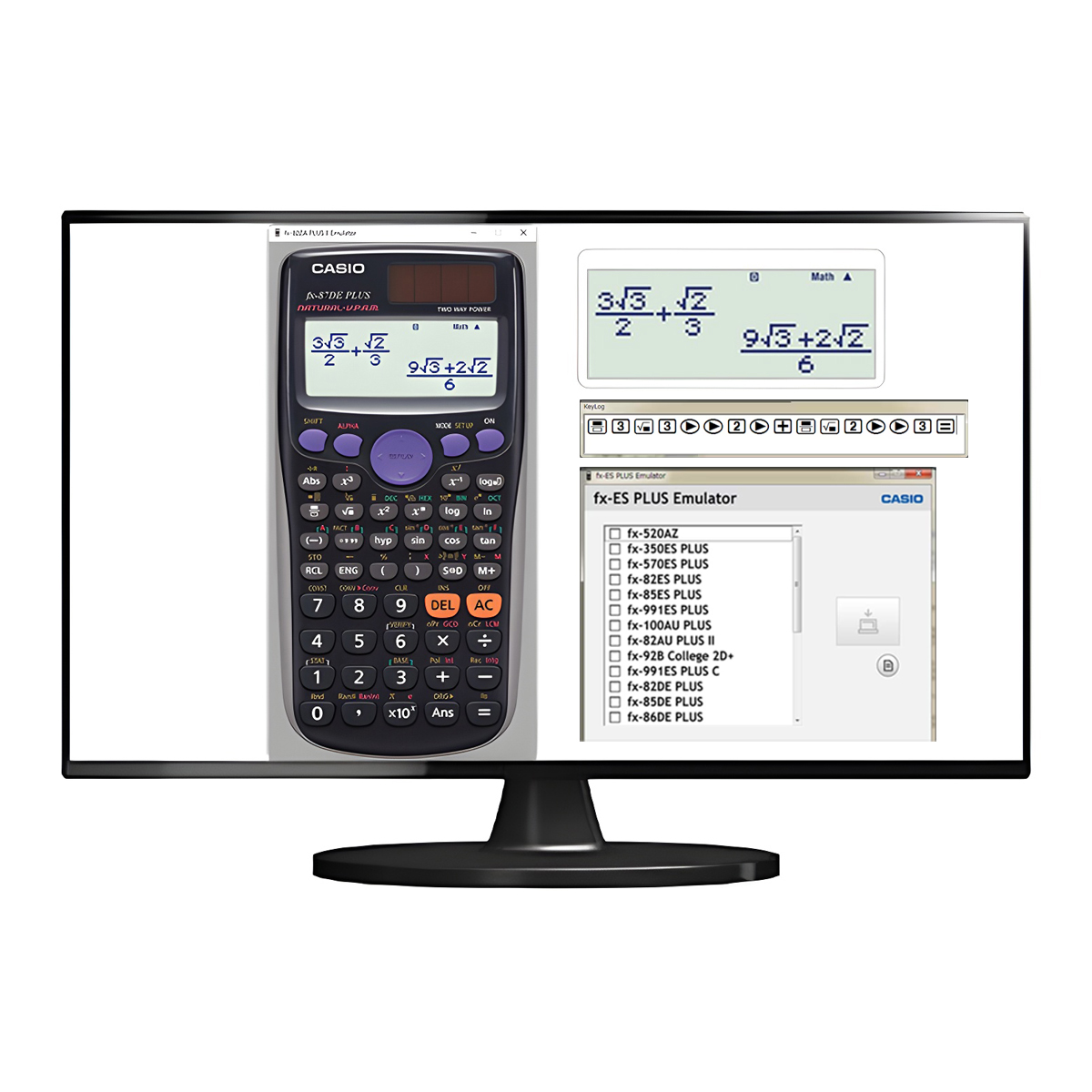 Casio FX-DE Manager Emulator-Software für alle Modelle der Casio FX-DE-Plus-Serie Windows / Einzelplatzlizenz / zeitlich unbegrenzt