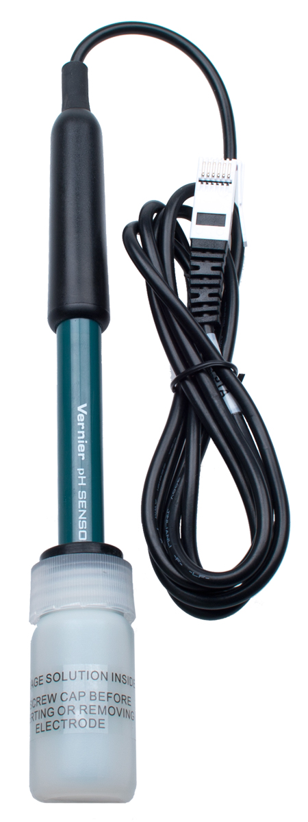 Vernier pH-Sensor (PH-BTA) PH-Elektrode für Flüssigkeiten kabelgebunden Messbereich: pH 0 bis pH 14 / Auflösung: 0,005pH
