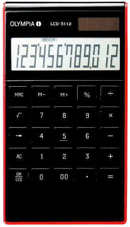 Olympia LCD-3112, schwarz Tisch- und Taschenrechner