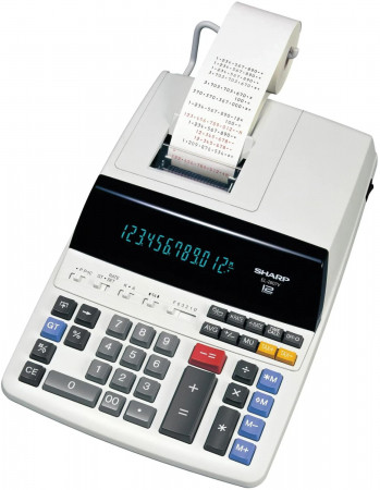 Sharp EL-2607 V - druckender Tischrechner 12-stelliges Digitron-Display - 2-Farbdruck