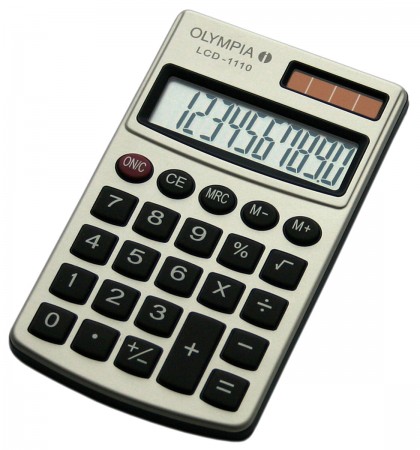 Olympia LCD-1110 - Taschenrechner - silber 