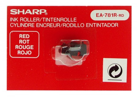 Sharp EA-781 RRD - Inkroller - rot - Inhalt 1 Farbrolle - Gruppe 749