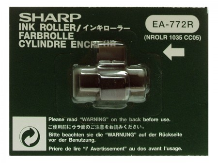 Sharp EA-772 R - Inkroller - schwarz/rot - Inhalt 1 Farbrolle - Gruppe 745
