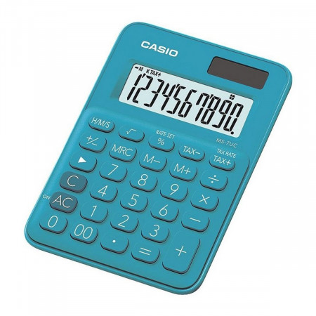 Casio MS 7 UC BU - anzeigender Tischrechner