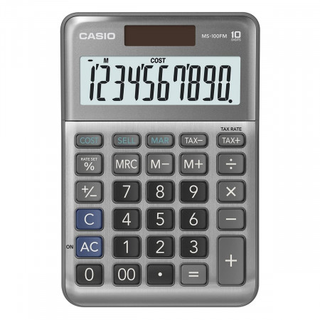 Casio MS-100 FM - anzeigender Tischrechner 