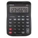 MAUL Tischrechner MJ 550 / 8 stellige LCD-Anzeige / Batterie- und Solarbetrieb / Schwarz