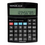 MAUL Tischrechner MTL 800 /12 stellige LCD-Anzeige / Solar- und Batteriebetrieb / Schwarz