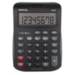 MAUL Tischrechner MJ 550 / 8 stellige LCD-Anzeige / Batterie- und Solarbetrieb / Schwarz