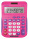 MAUL Tischrechner MJ 550 / 8 stellige LCD-Anzeige / Batterie- und Solarbetrieb / Pink