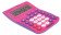 MAUL Tischrechner MJ 550 / 8 stellige LCD-Anzeige / Batterie- und Solarbetrieb / Pink