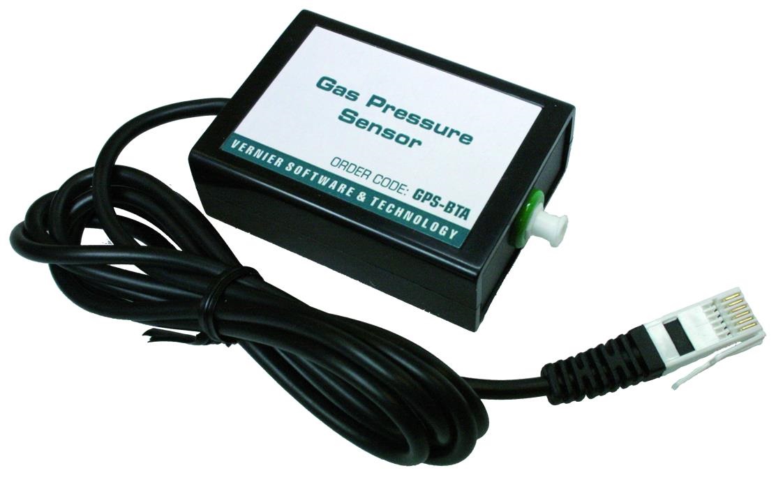 Vernier Gasdrucksensor (GPS-BTA) inkl. Zubehörset Messbereich: bis 210 kPa / Auflösung: 0,05 kPa